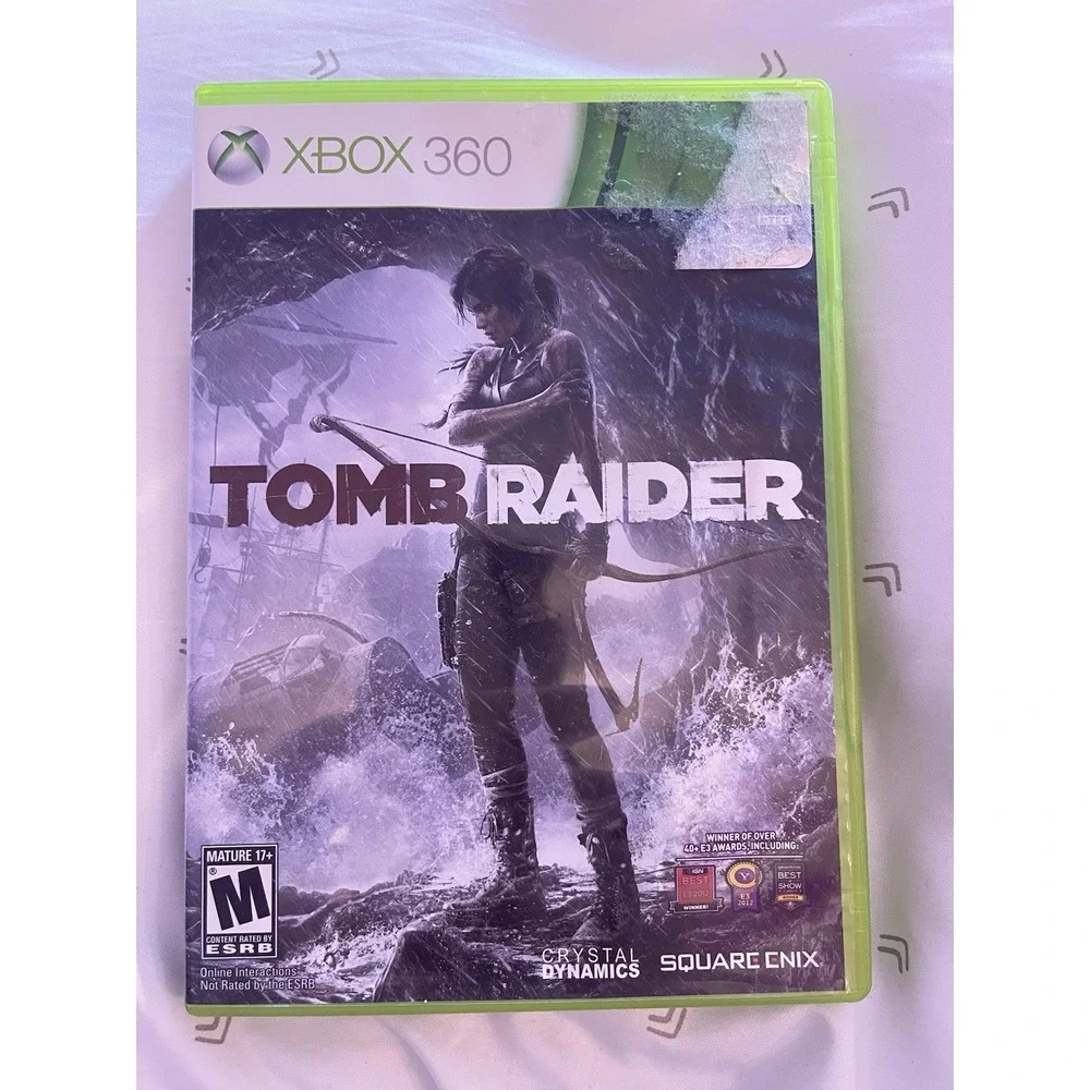 Tomb Raider‎ Microsoft Xbox 360 Crystal Dynamics Complete With Manual Good